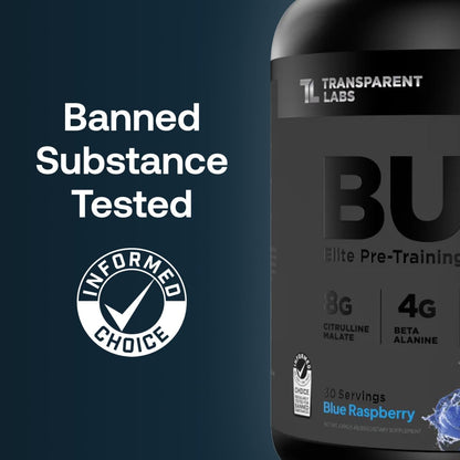 Powerful Black Pre Workout Supplement 30 Servings