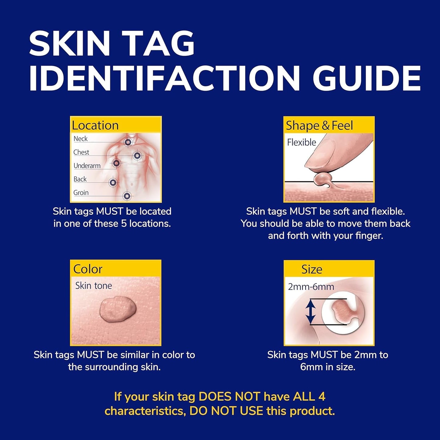 Fast Skin Tag Remover Kit, 8 Treatments