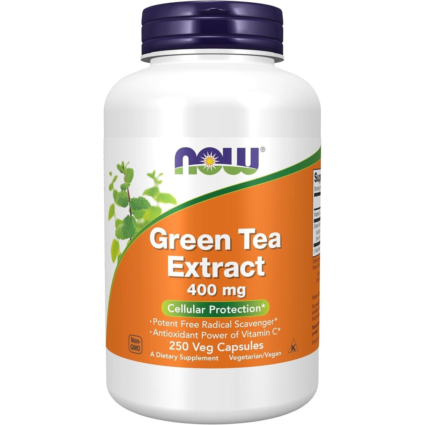 Natural Green Tea Supplement 400mg - 250 Count - Mycosmeticslondon