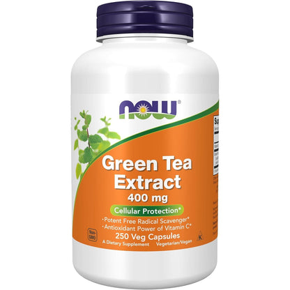 Natural Green Tea Supplement 400mg - 250 Count - Mycosmeticslondon