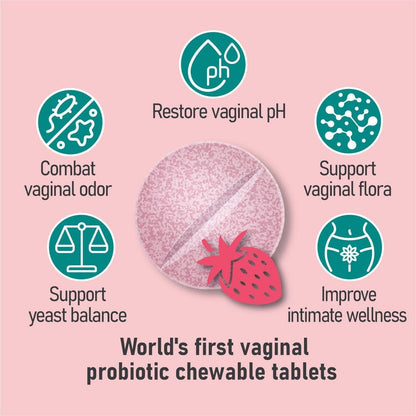 Natural Feminine Health Supplements - 30 Chewable Tablets