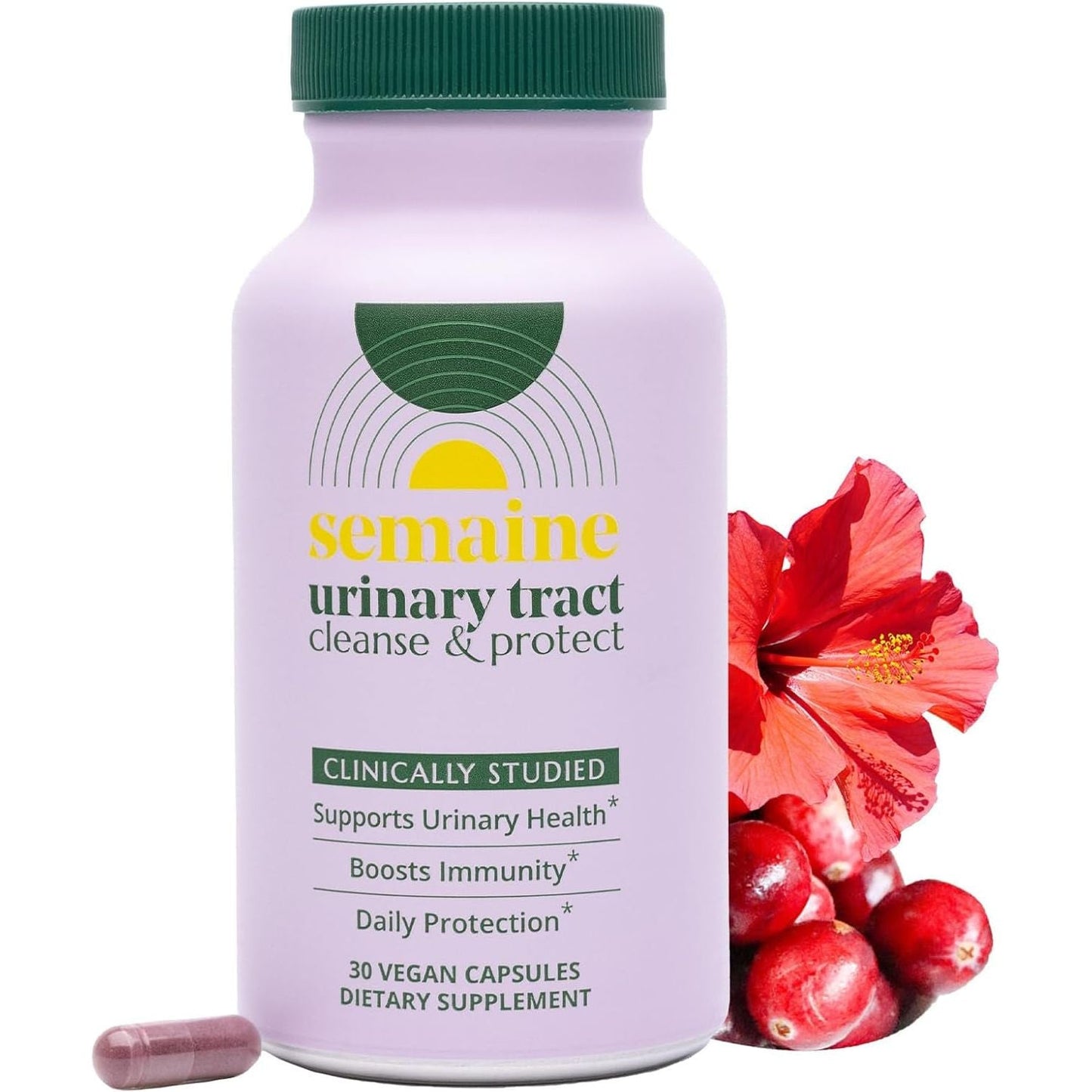 Natural UTI Relief Supplements with Cranberry - 30 Capsules - Mycosmeticslondon
