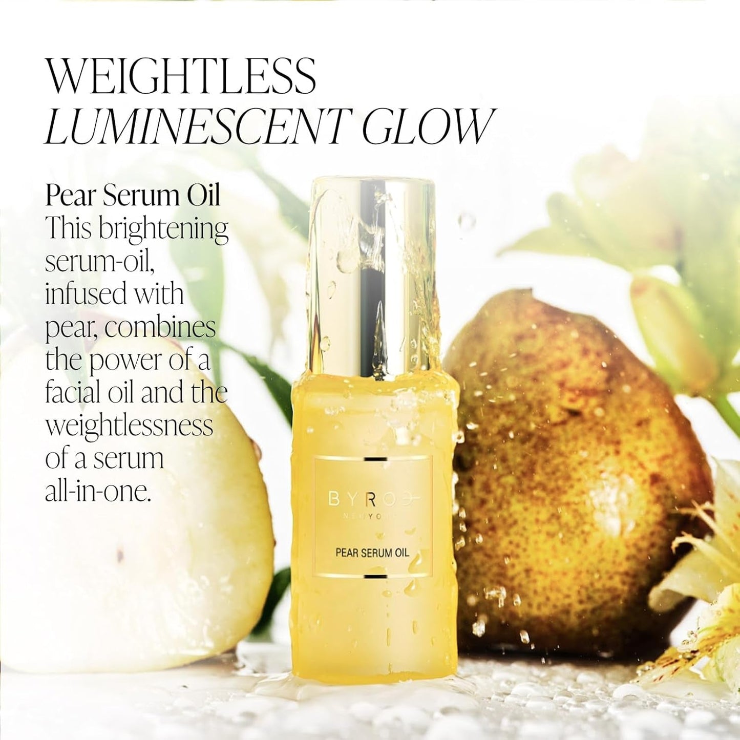 Natural Pear Face Oil - 20ml | Nourishing Glow Serum