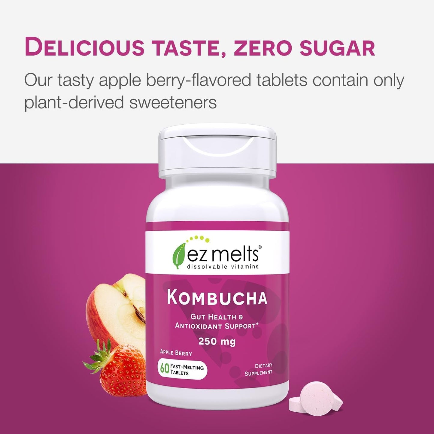Easy Digest Kombucha Vitamin Tablets - Gut Health Support
