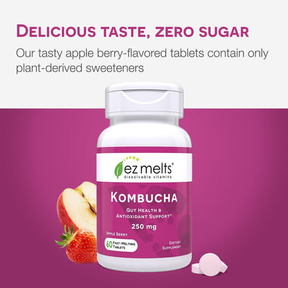 Easy Digest Kombucha Vitamin Tablets - Gut Health Support