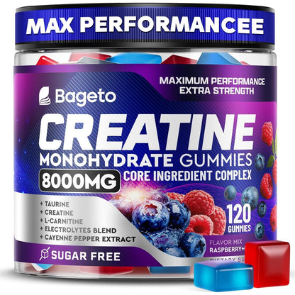 Fruit Flavor Creatine Gummies for Muscle Boost & Recovery - Mycosmeticslondon