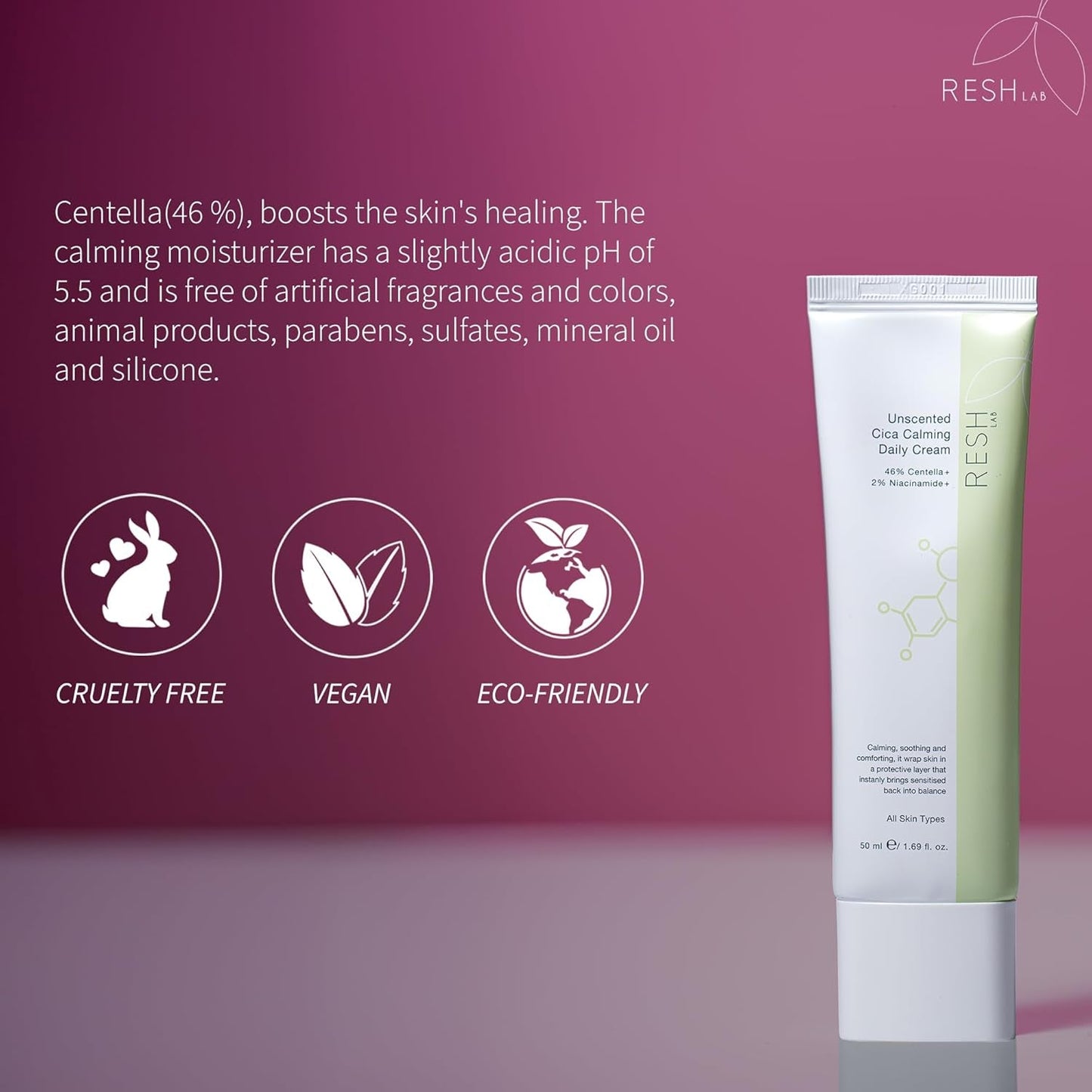 Gentle Soothing Moisturizer Cream 50ml - Daily Skin Relief