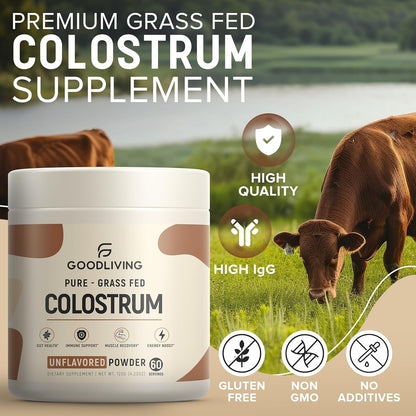 Natural Grass Fed Colostrum Powder Supplement