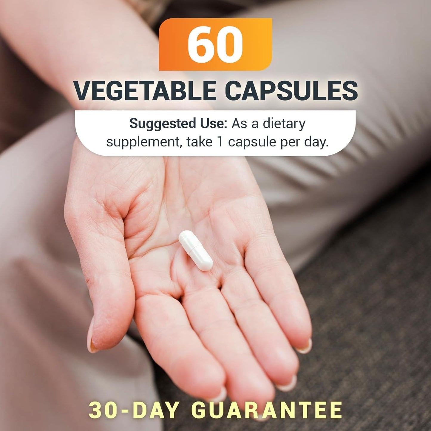 Vitamin D3 & K2 Supplement - 60 Capsules Bone Health