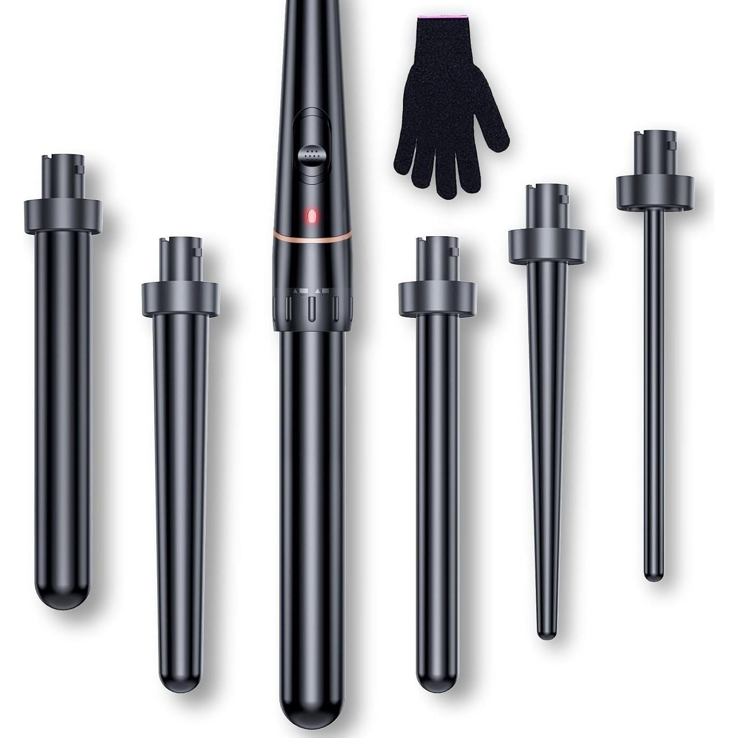 Premium 6-in-1 Ceramic Curling Iron Set - Mycosmeticslondon