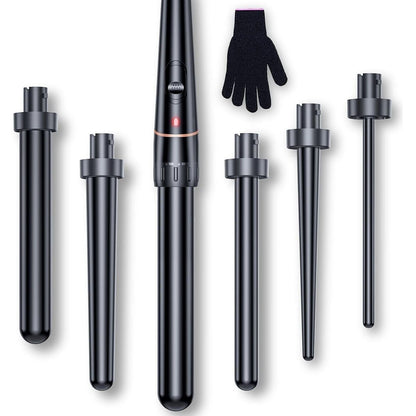 Premium 6-in-1 Ceramic Curling Iron Set - Mycosmeticslondon