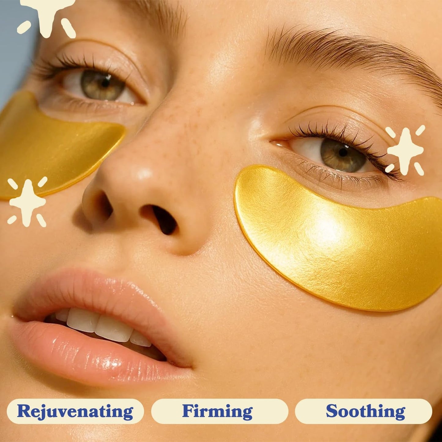 Gold Collagen Eye Masks - 30 Pack, Anti Aging Treatment