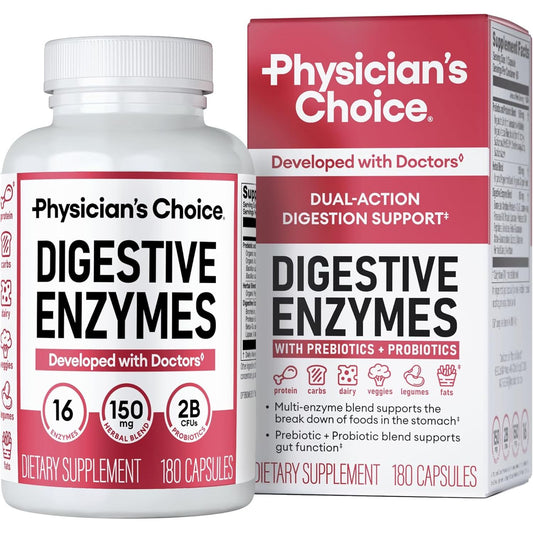 Advanced Digestive Enzymes 180ct | Fast Digestion Relief - Mycosmeticslondon