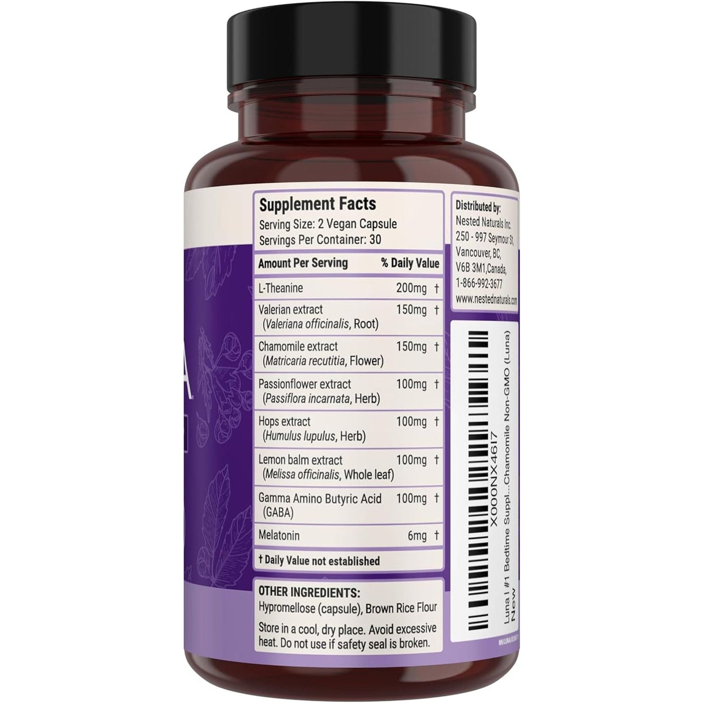 Natural Sleep Aid Supplement with Melatonin & Herbs