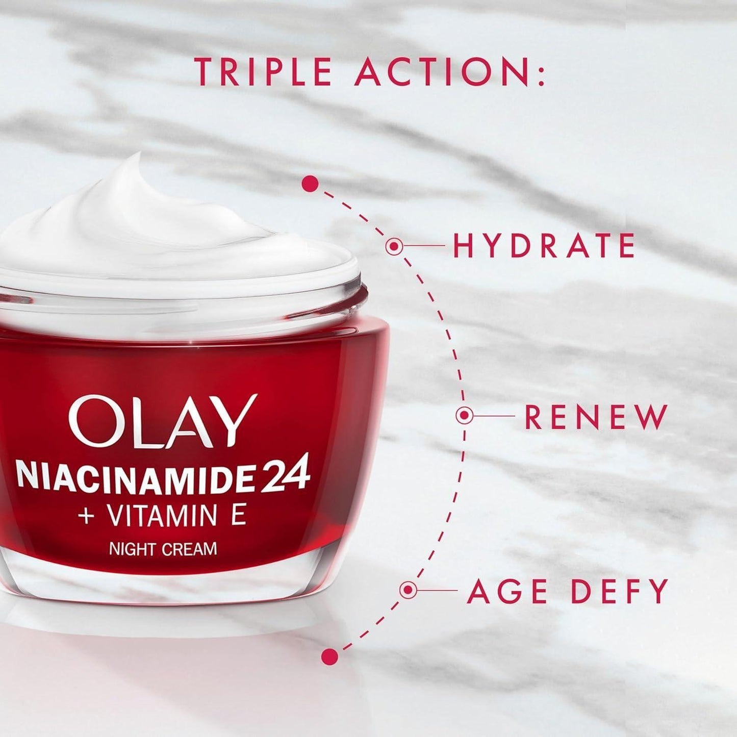 Hydrating Niacinamide Night Cream with Vitamin E & Shea Butter