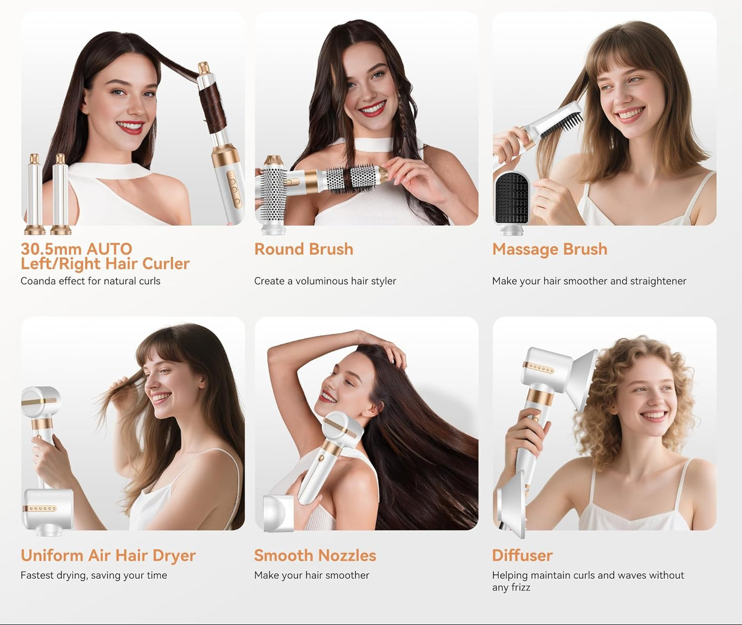 StyleFusion Pro 7-in-1 Hair Styling Set