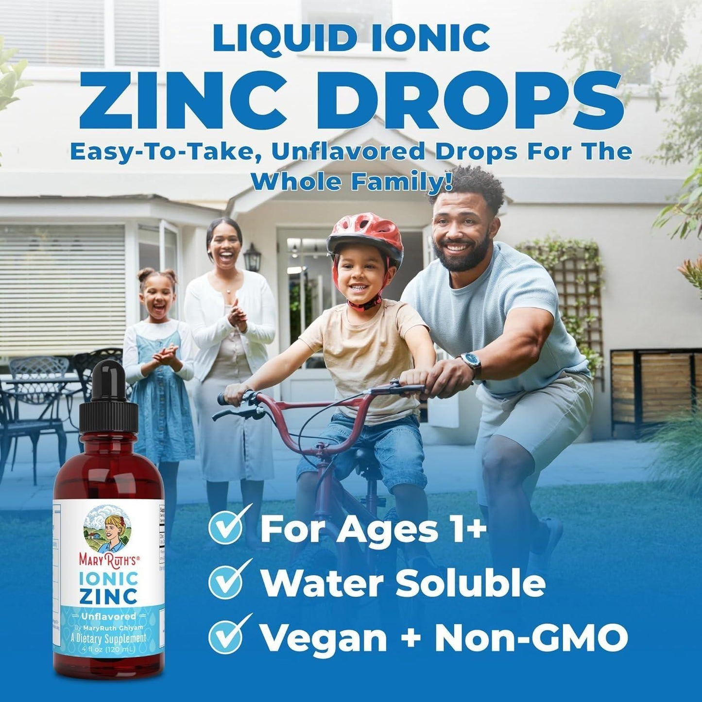 Natural Zinc Liquid Supplement for Immune Health
