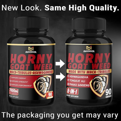 Powerful Herbal Energy Boost Supplement Capsules