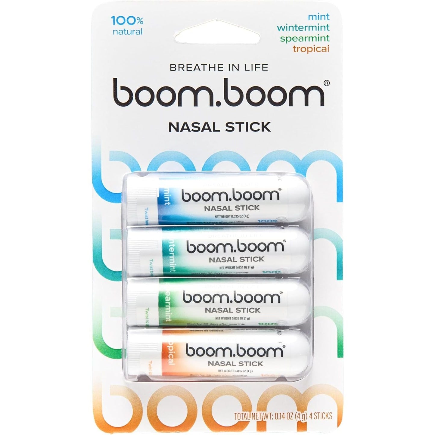 Natural Nasal Decongestant Sticks - 4 Pack - Mycosmeticslondon