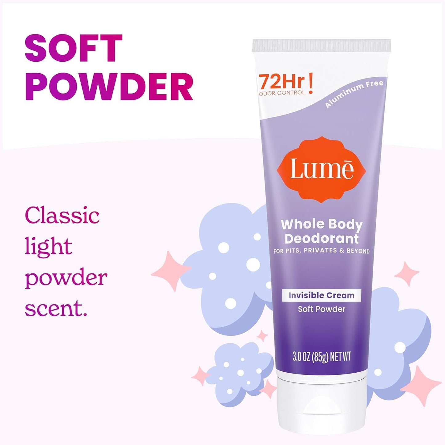 Natural Body Deodorant 85g Twin Pack - Long Lasting Protection