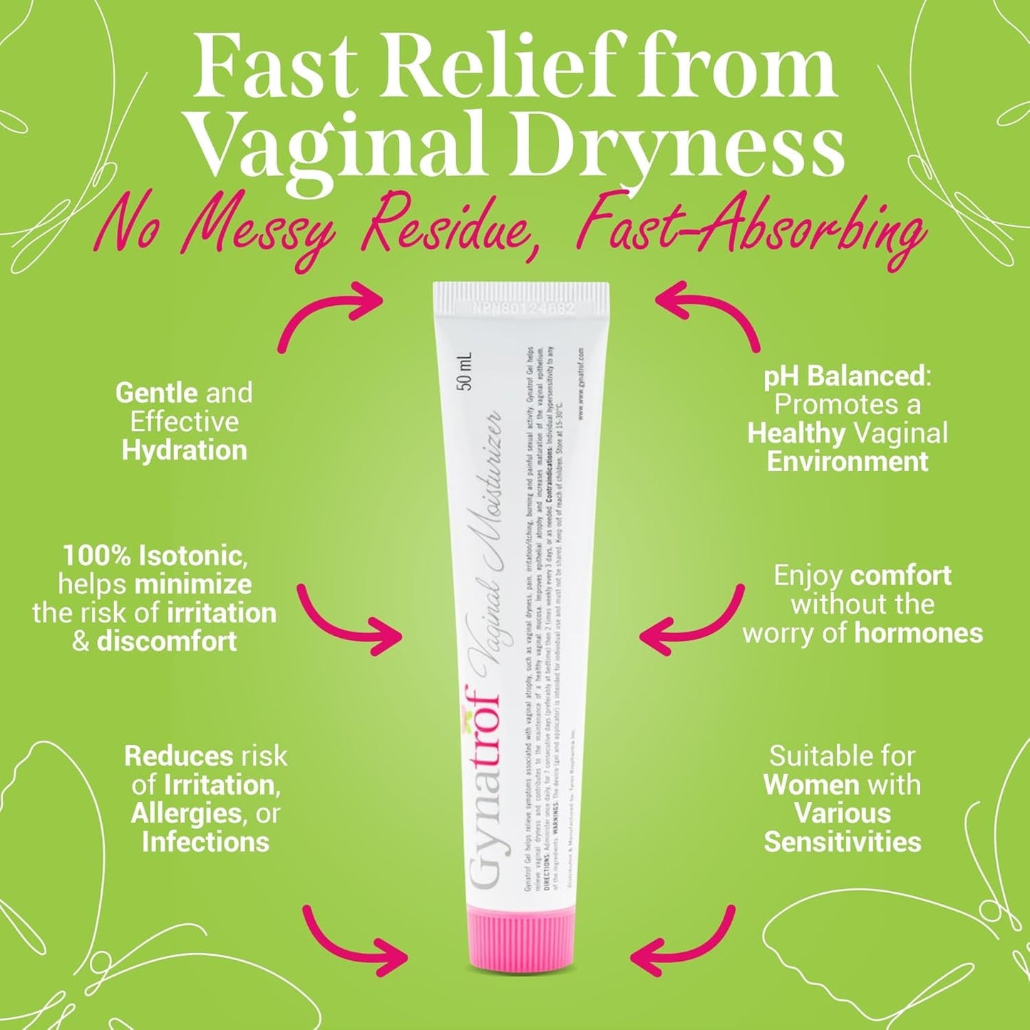 Natural Vaginal Moisturizer Cream - Fast Relief 50ml