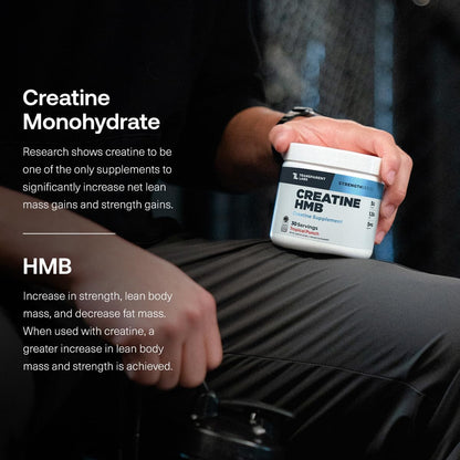 Pure Creatine HMB Supplement Strawberry Lemonade Flavor