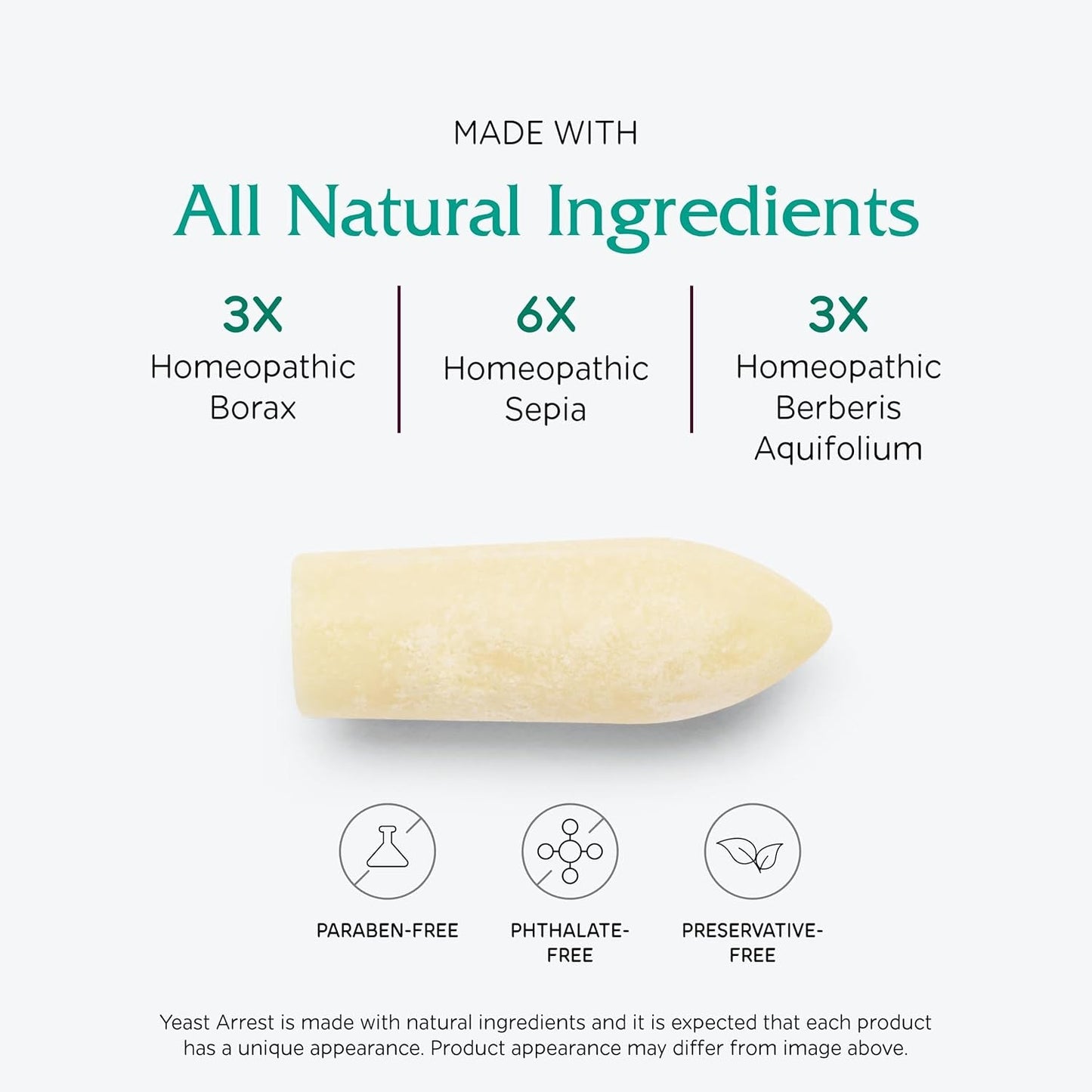 Natural Yeast Infection Relief Suppositories