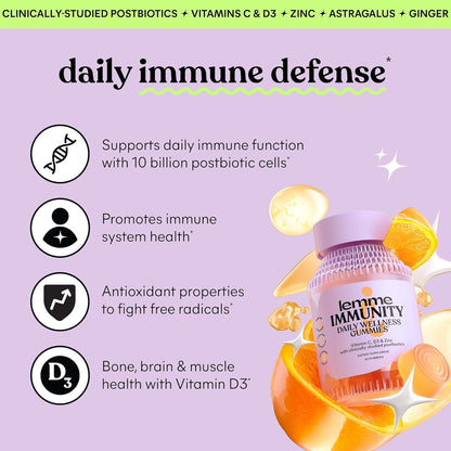 Vitality Boost Daily Immune Gummies with Vitamins
