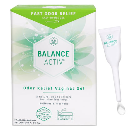 Natural Vaginal Odor Relief Gel - 7 PreFilled Applicators