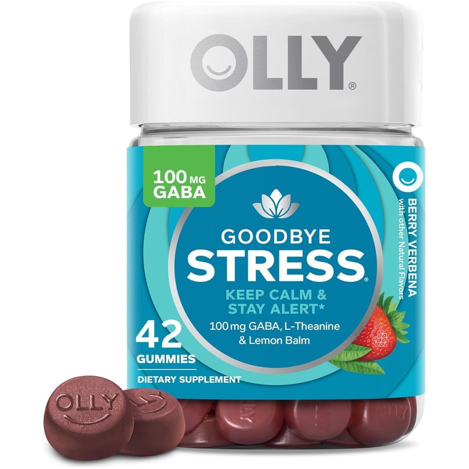 Calm Mind Gummies - 42 Count | Natural Stress Relief Supplements - Mycosmeticslondon