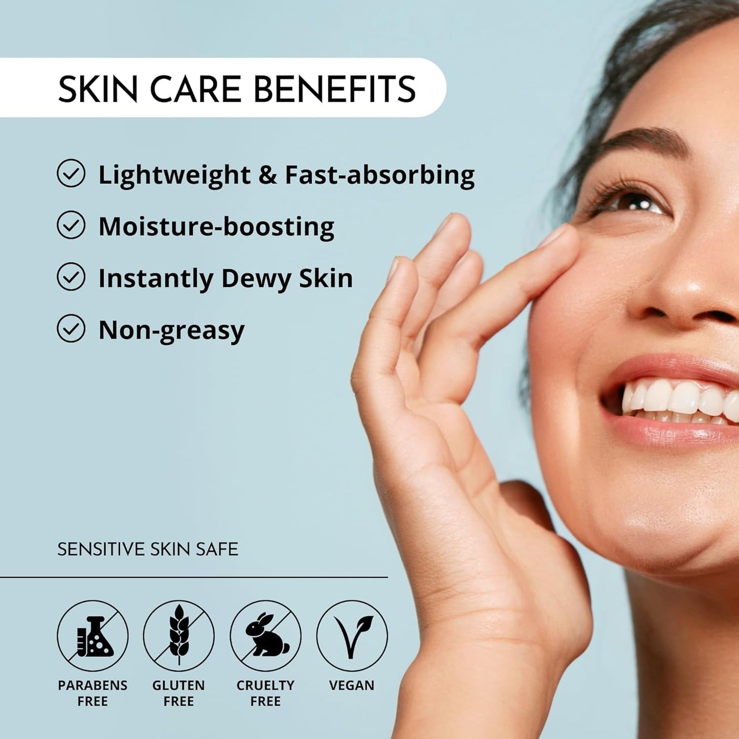 Nourishing Hyaluronic Face Serum for Glowing Skin