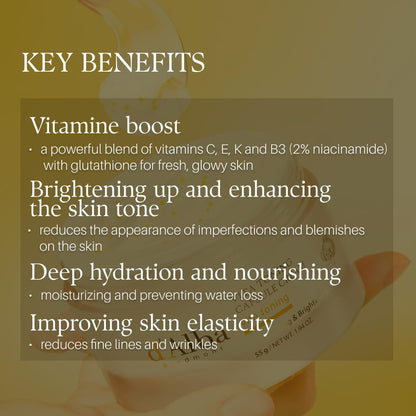 Brightening Moisturizing Face Cream 55g Luxury Radiance