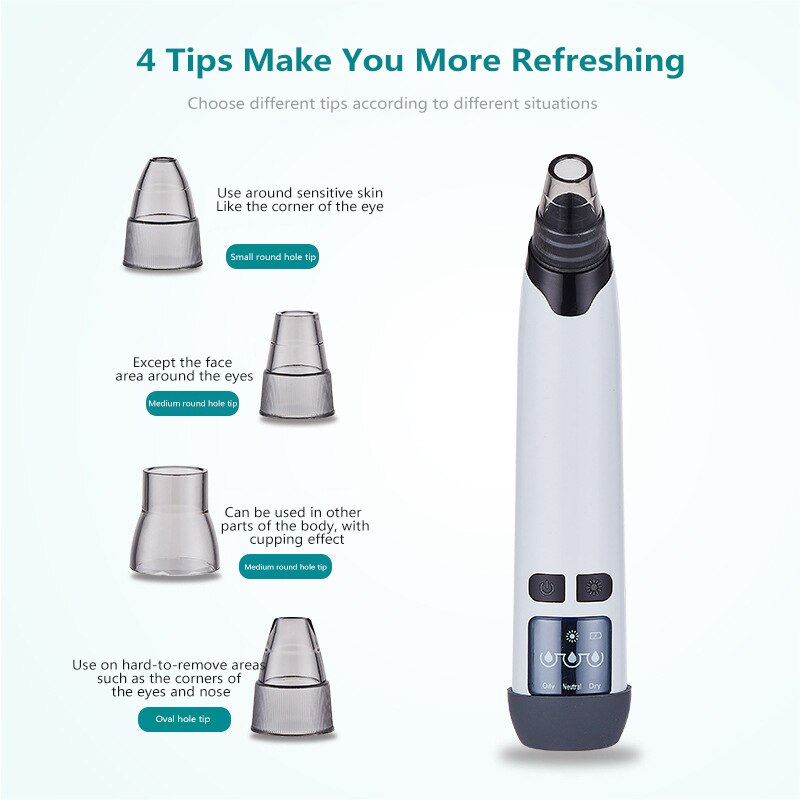 Advanced Blackhead Vacuum Cleaner 3 Modes - Pore Cleanser