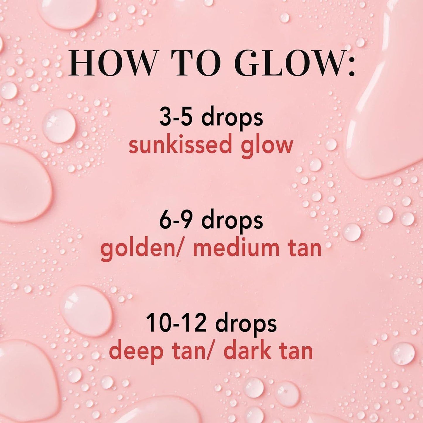 Dark Self Tanning Serum for Face and Body