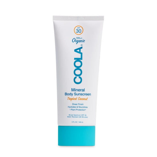 Natural Zinc Sunscreen SPF 30 - 148ml Coconut Scent - Mycosmeticslondon
