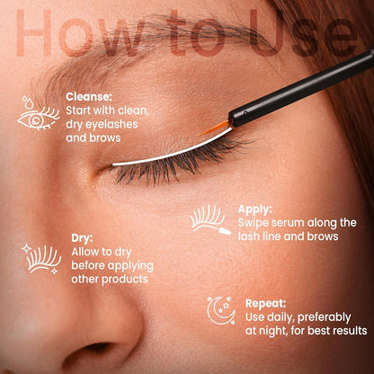 Natural Lash & Brow Growth Serum 5ml