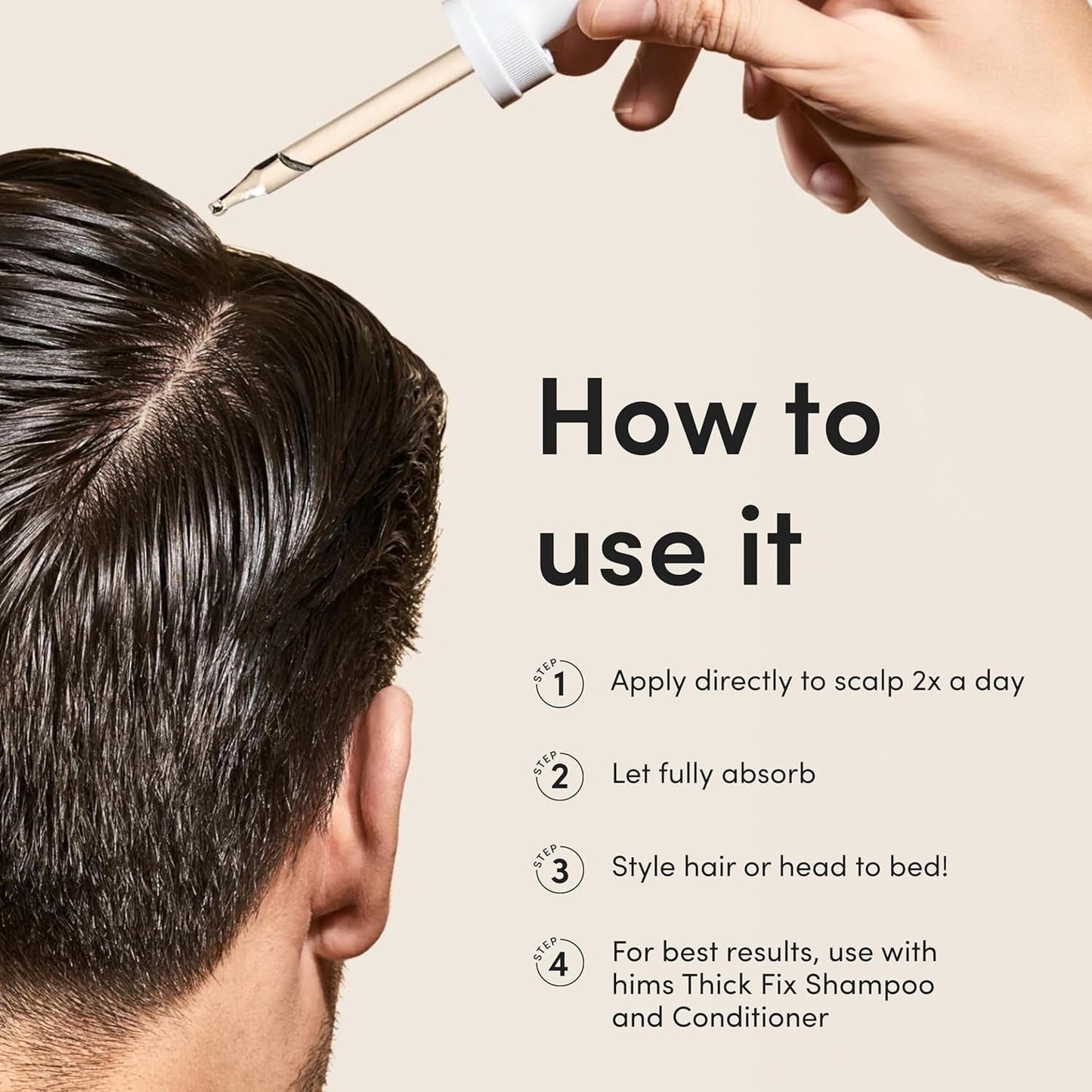 Men's Strong Hair Regrowth Serum 5% Minoxidil Treatment