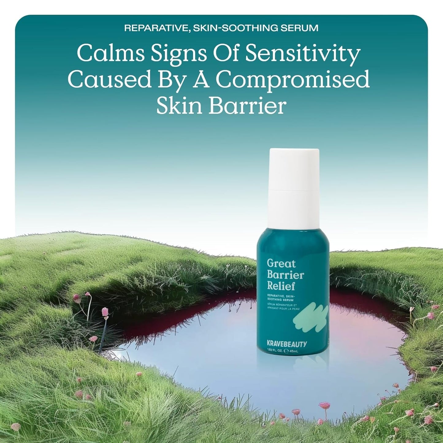 Gentle Skin Calming Face Serum - Soothes & Repairs Redness