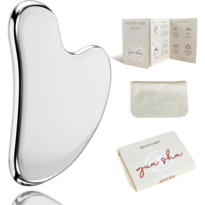 Contouring Face Massager - Metal Face Roller for Slimming - Mycosmeticslondon