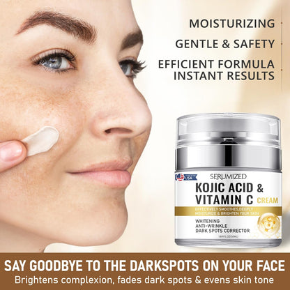Natural Brightening Moisturizer Cream with Kojic Acid