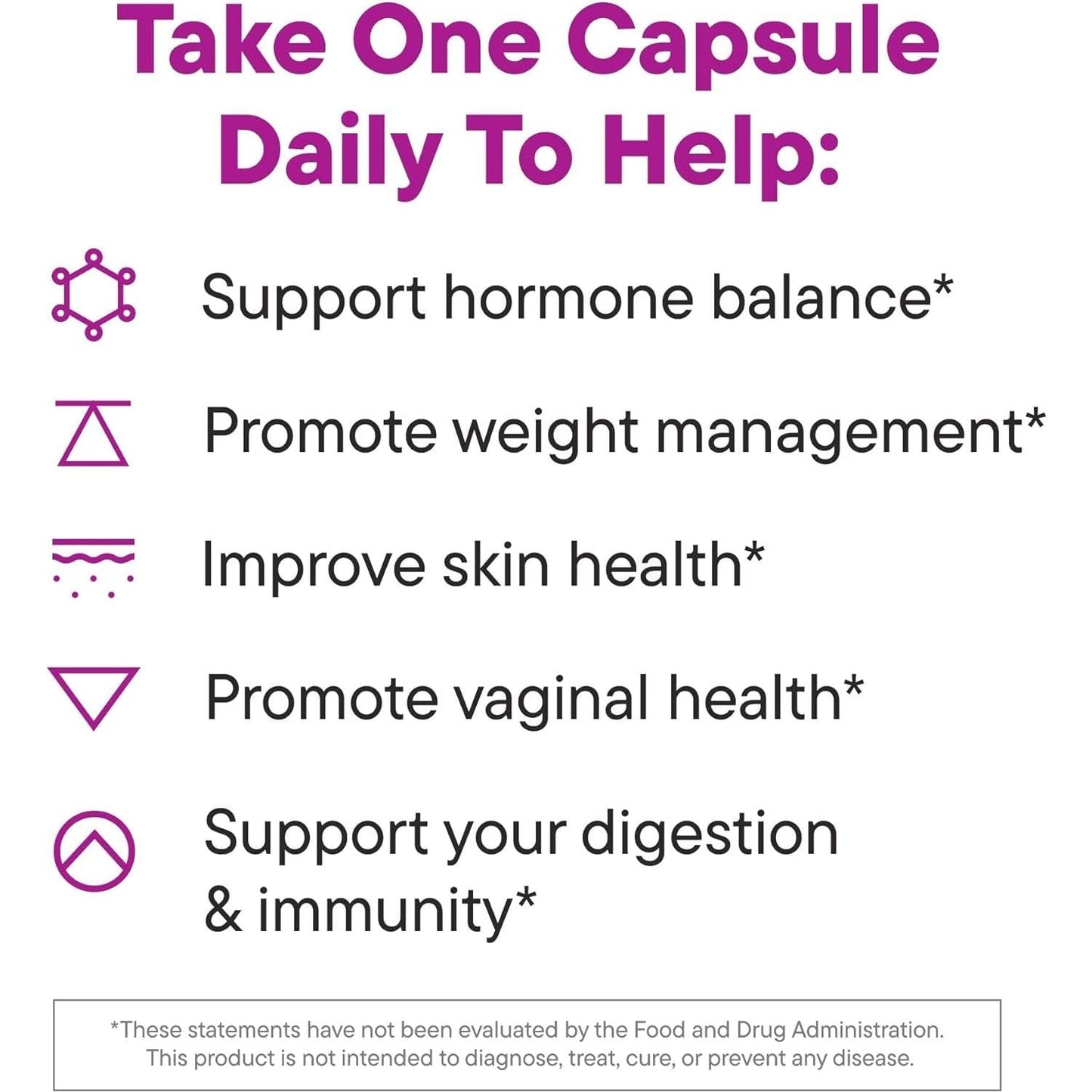 Natural Women's Probiotic for Hormone Balance - 30 Caps