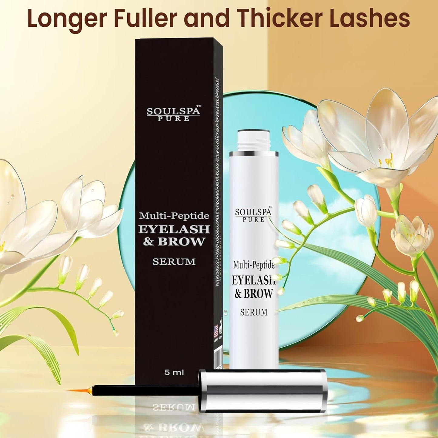 Natural Lash & Brow Growth Serum 5ml