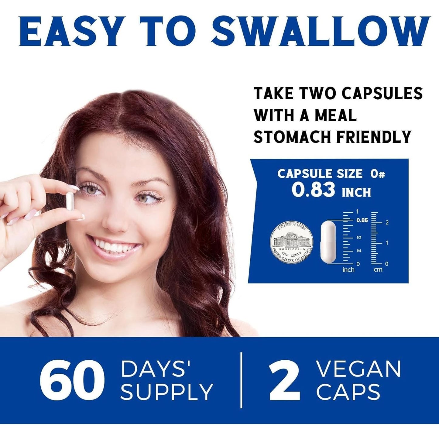 Best Magnesium Supplement 120 Capsules - Sleep Aid