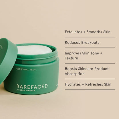 Gentle Exfoliating Face Pads 60 Count - Brighter Smoother Skin