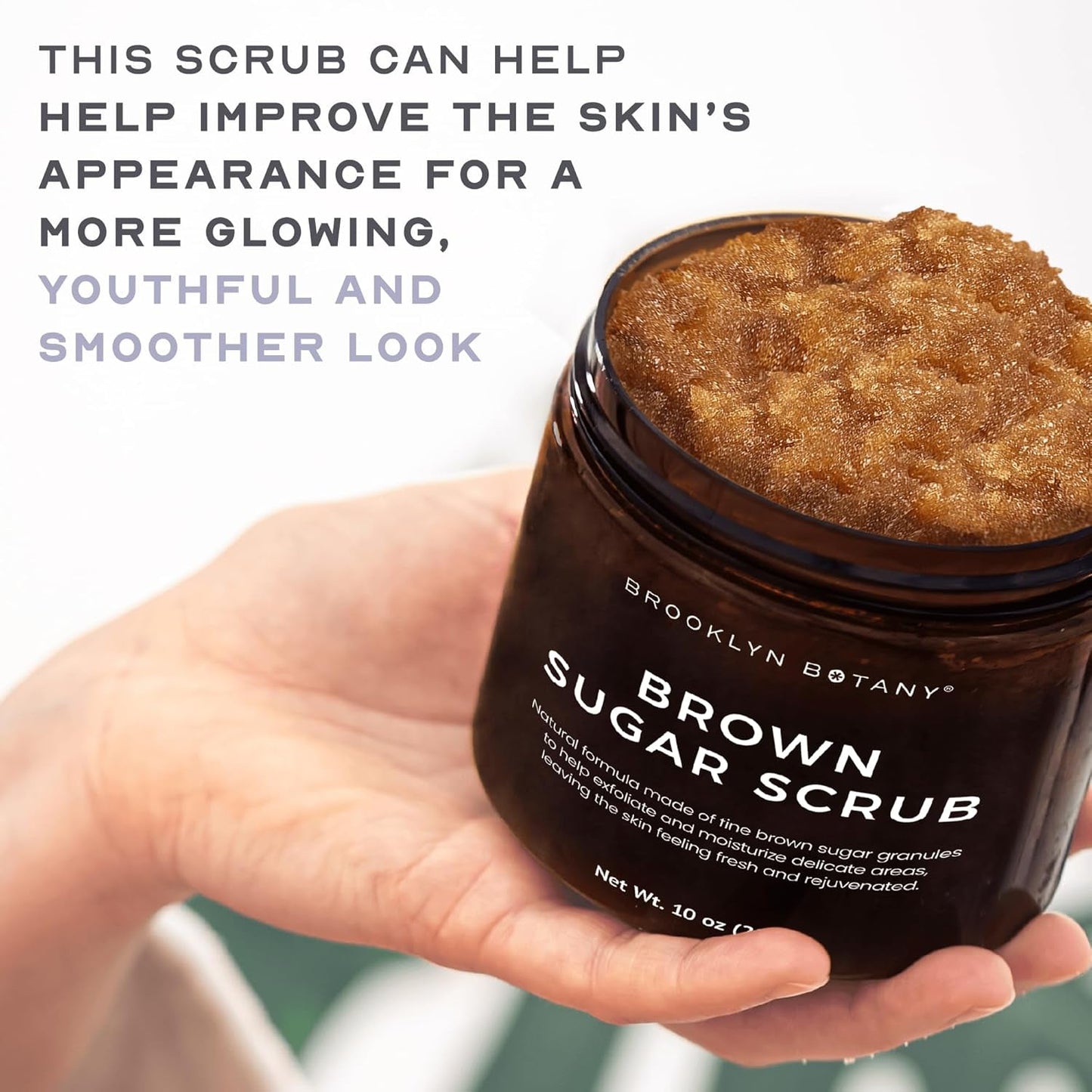 Natural Exfoliating Body Scrub with Brown Sugar