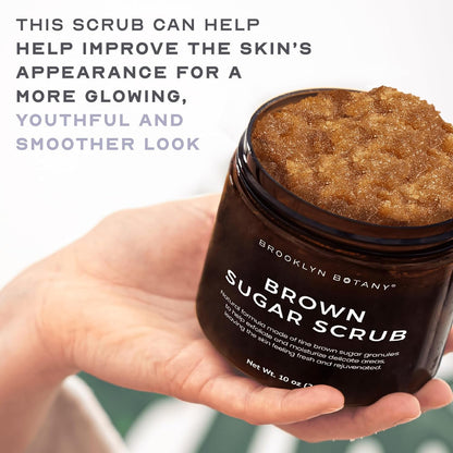 Natural Exfoliating Body Scrub with Brown Sugar