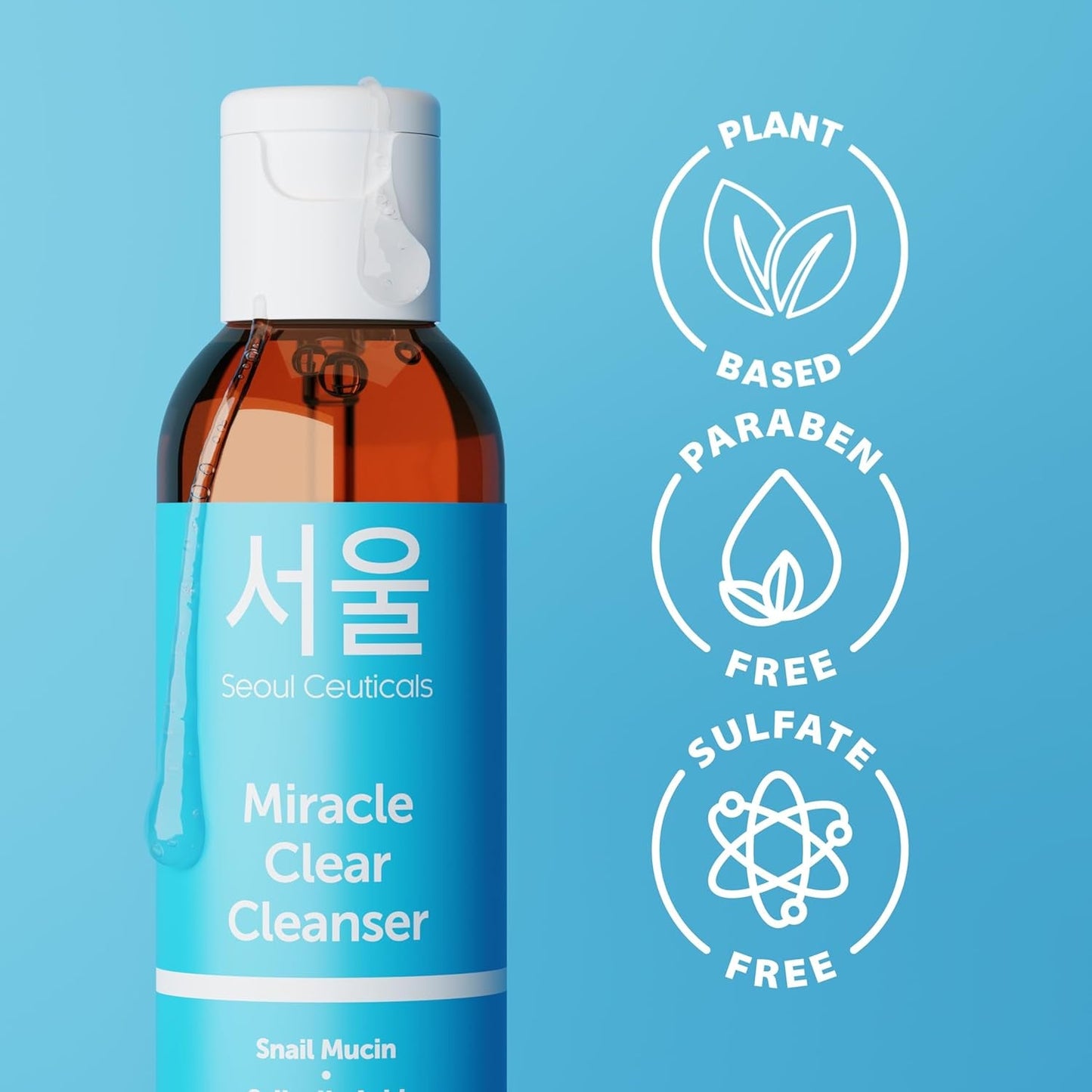 Natural Acne Face Cleanser with Salicylic Acid