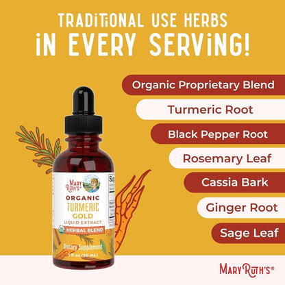 Natural Turmeric Immune Support Liquid Drops
