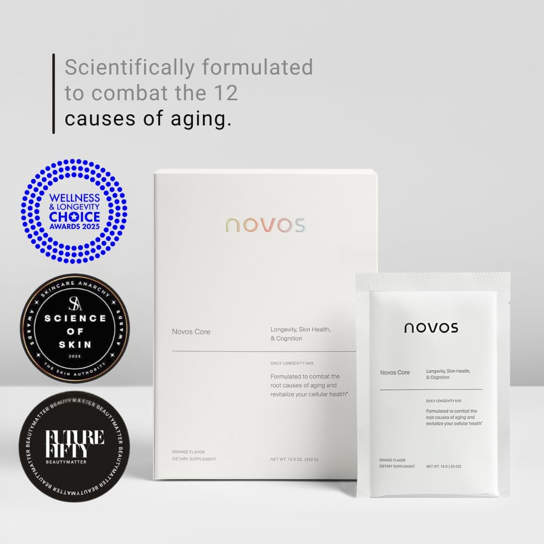 Natural Anti Aging Supplement - 30 Orange Flavor Sachets