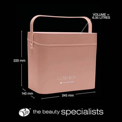 Compact Travel Makeup Case with LED Mirror